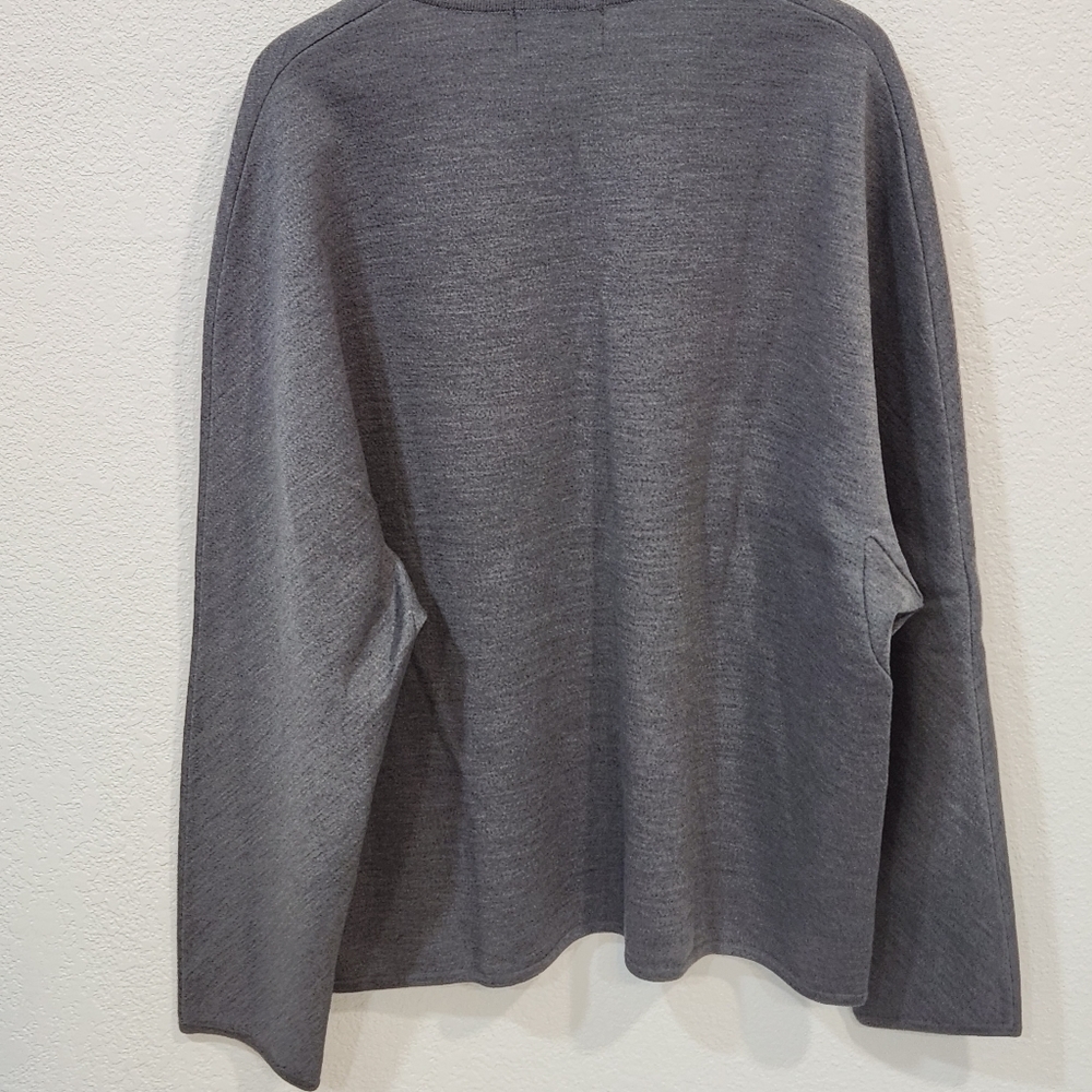 LEROY 80's Vintage Classic 100% Virgin Wool Long Sleeve V-neck Sweater Size XL - Picture 7 of 13